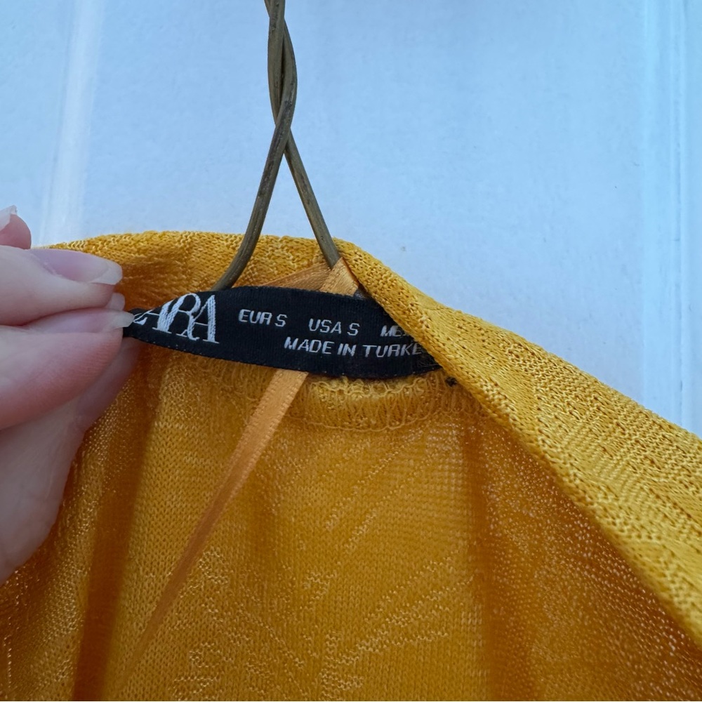 Ara Yellow Wrap Robe - Picture 4 of 4